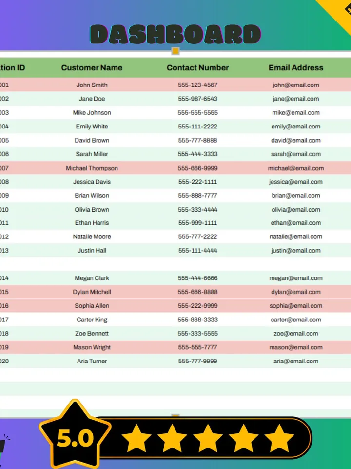 Restaurant Reservation Template,Google Sheets Booking Tracker,Digital Download,Easy-to-Use Table Reservation System for Restaurants