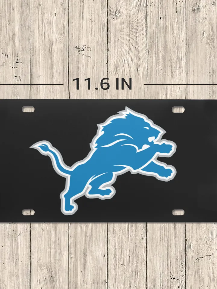 Detroit Lions HD License Plate
