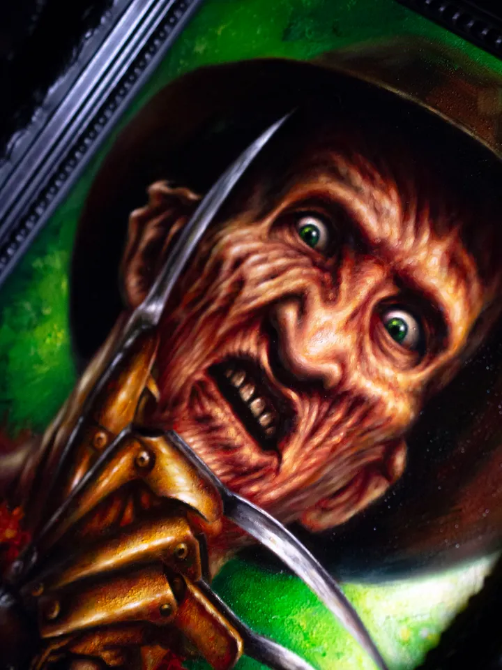 Oil painting Freddy Krueger A Nightmare on Elm Street