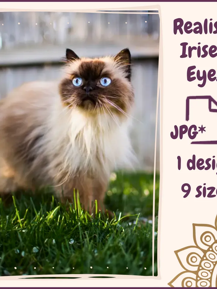 Printable Eyes Realistic Irises, Cat Eyes, Animal, Doll eyes, Bottle Caps Pendants Paper Crafts Digital Collage
