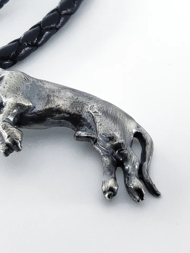 Silver Pendant - Dachshund