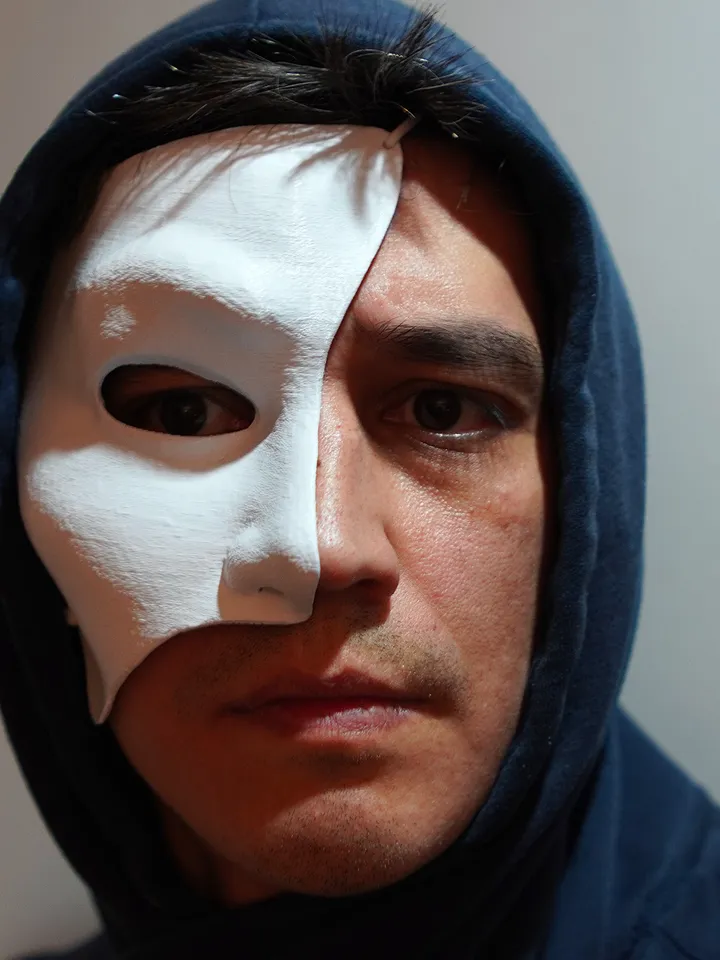 Half Face Phantom of the Opera Mask The Phantom of the Opera mask