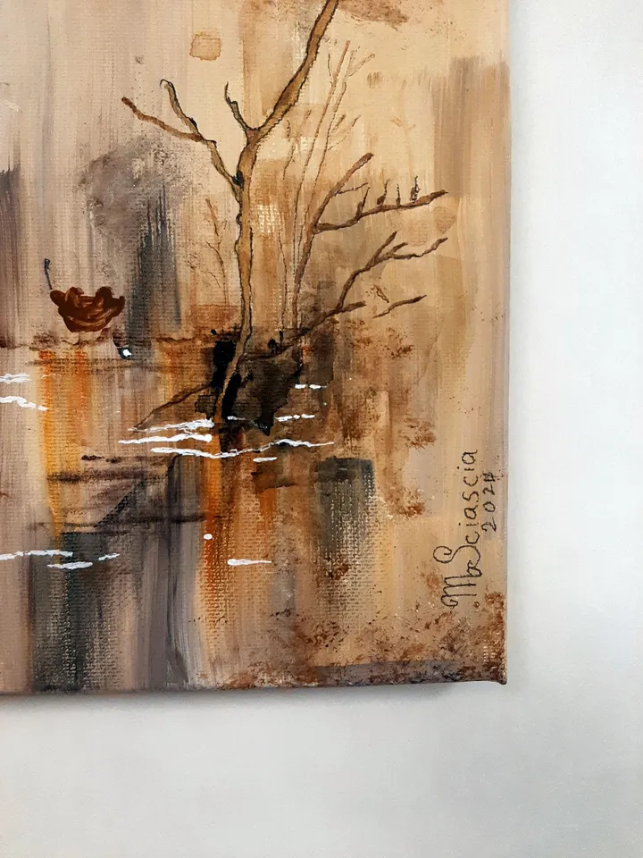 "Autumn Melody" handmade acrylic picture