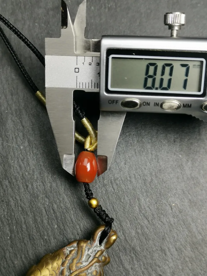 Gandhanra Unique Tibetan Buddhist Amulet, Dragon Charm with Conch Shell OM Pendant