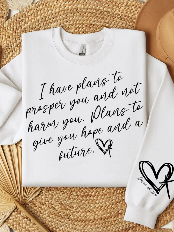I Have Plans To Prosper You SVG Png, Inspirational Quotes, God is Working Svg, Christian Svg, Bible Quote, Self Care Svg, Back and Pocket