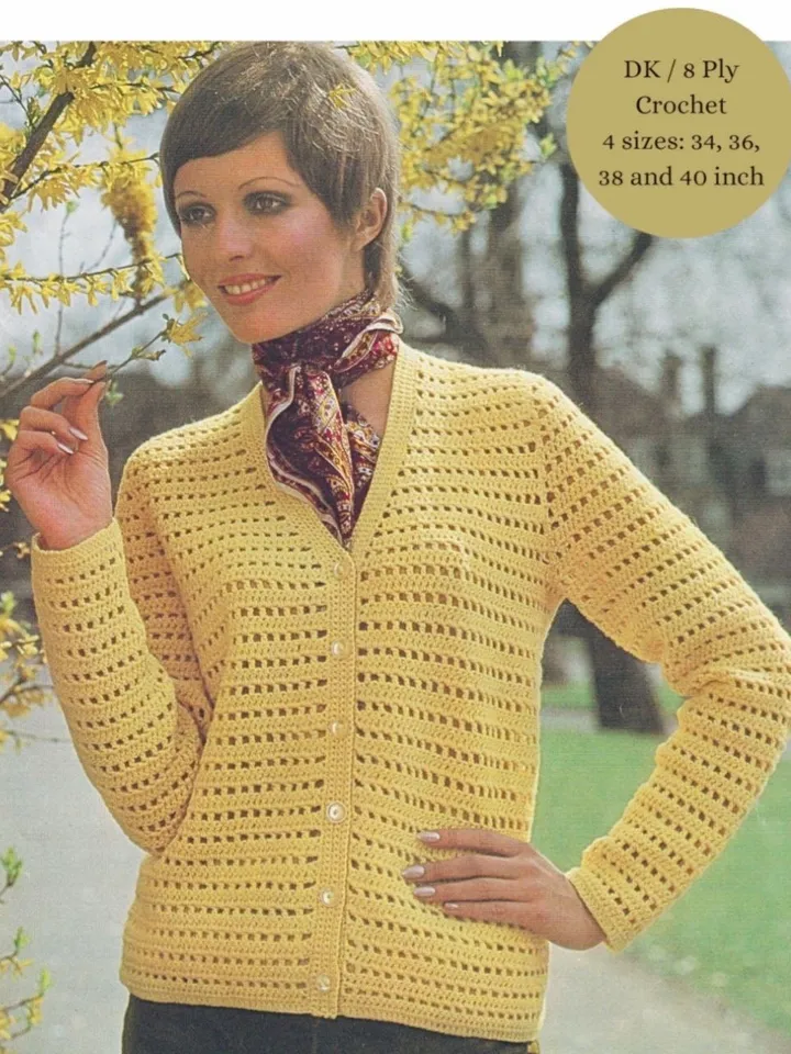 Crochet cardigan pattern, cardigan crochet pdf, women cardigan crochet pattern pdf