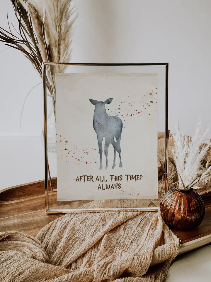 After all this Time? Always; Wizard printable Wall art; Magic School nursery; Wizarding World Quotes; Wizard Poster; Wizard Print; Wizard