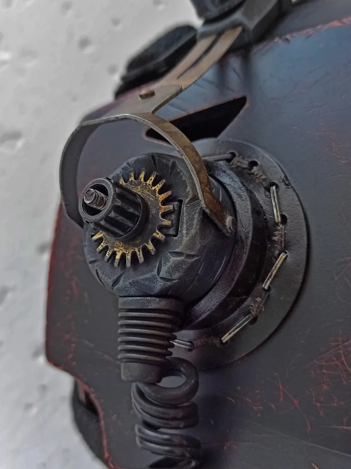 Post-apocalyptic hockey mask