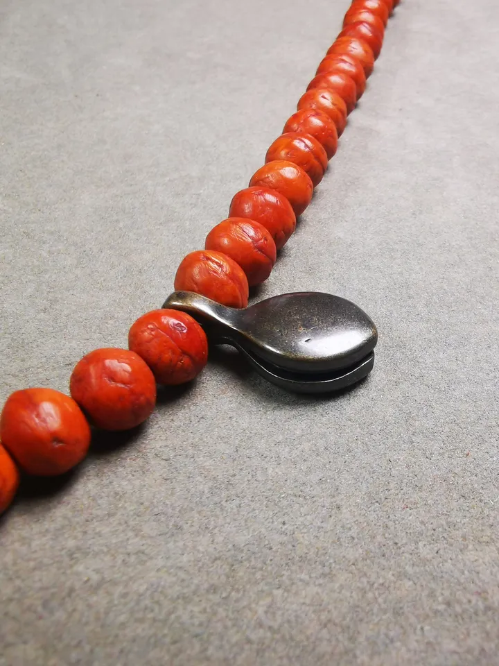 Gandhanra Handmade Tibetan Buddhist Mala Counter Clip,Bum Counter Clip for Prayer Beads,Mala Accessories