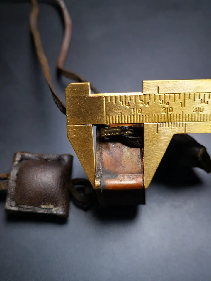 Gandhanra Antique Handmade Gau Ghau Shrine, Mini Tibetan Buddhist Altar Amulet Pendant,80 years old