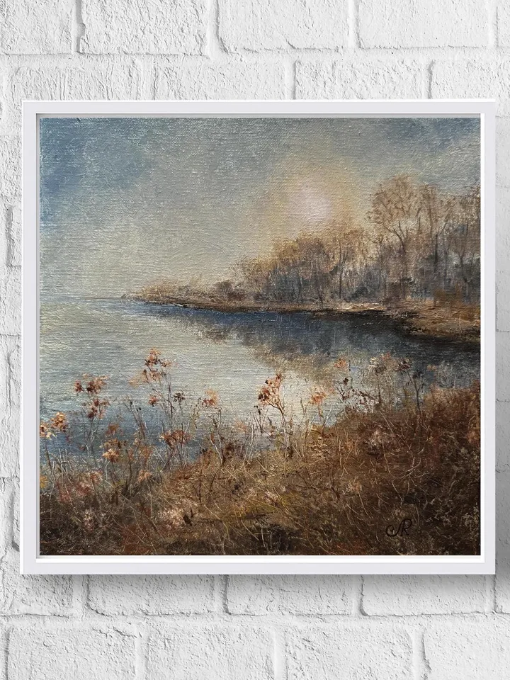 Landscape Original Painting Autumn Oil Wall Art Forest Artwork