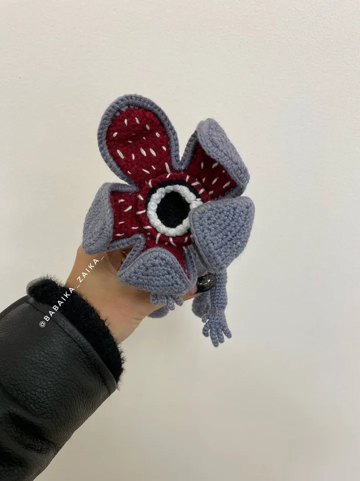 PDF Crochet Demodog Pattern, Amigurumi Demogorgon, Crochet Halloween Pattern, Amigurumi Dragon, Stranger Things, Crochet animal