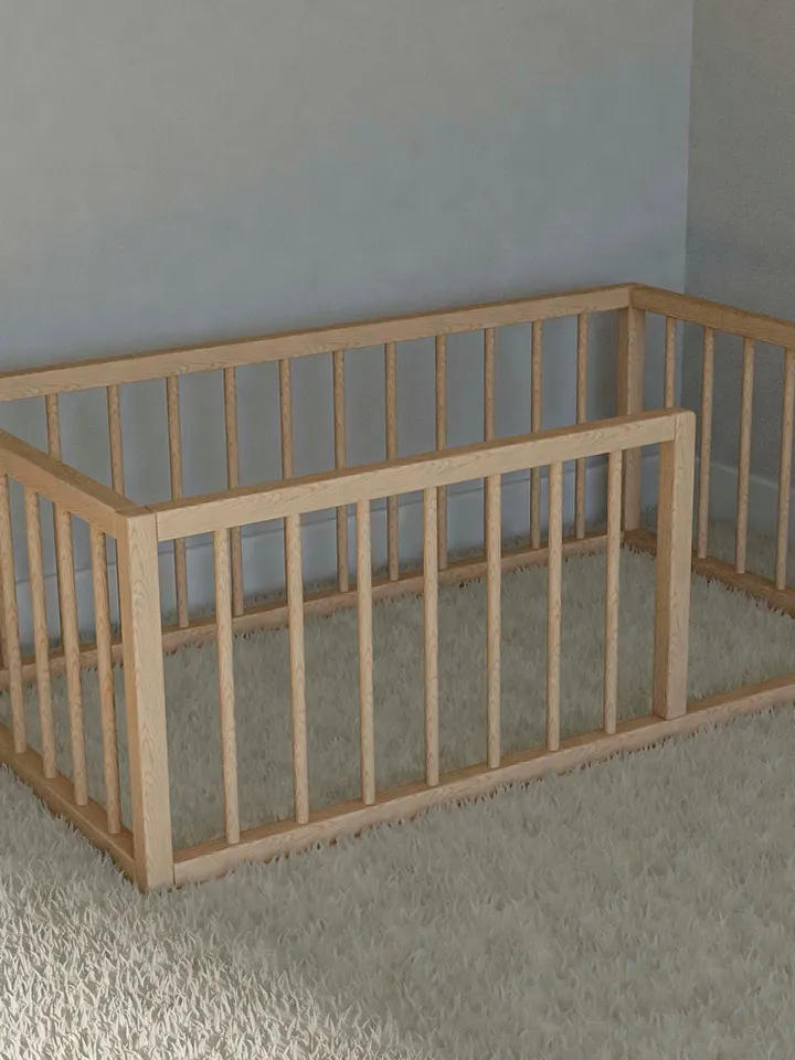 Montessori Floor Bed Plan, Crib Size, PDF, DIY