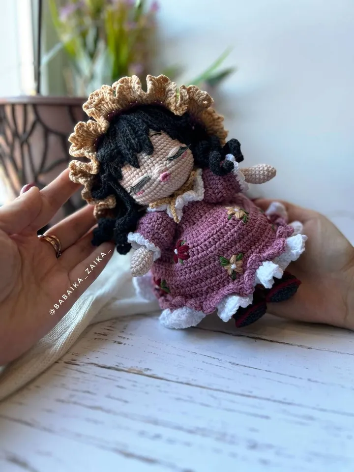 PDF Vintage Doll Crochet Pattern, Amigurumi Doll Pattern, Vintage Pattern, Crochet baby doll, Crochet doll, Amigurumi toys, Vintage decor
