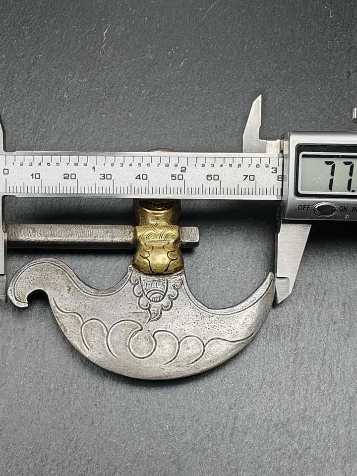 Gandhanra Antique Tibetan Large Kartika Knife of the Dakinis | Trantic Buddhism Ritual Implement for Dharma Practitioners