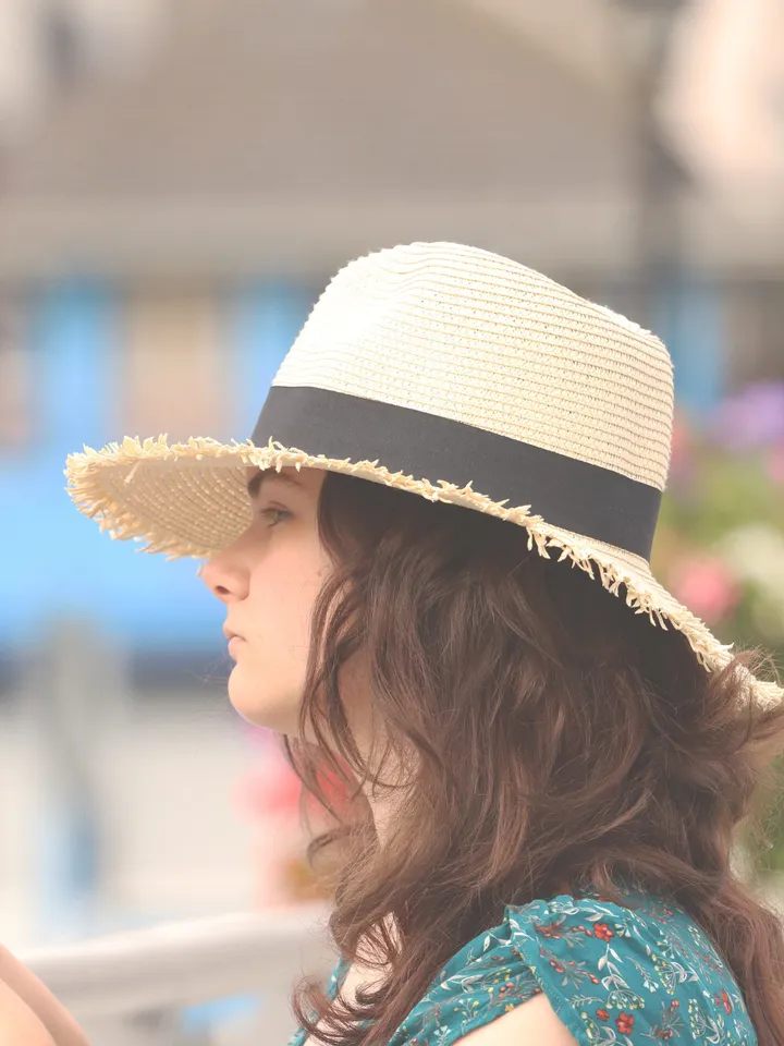 Fedora Straw hat for Women summer raffia sun hat floppy beach boho seaside hat