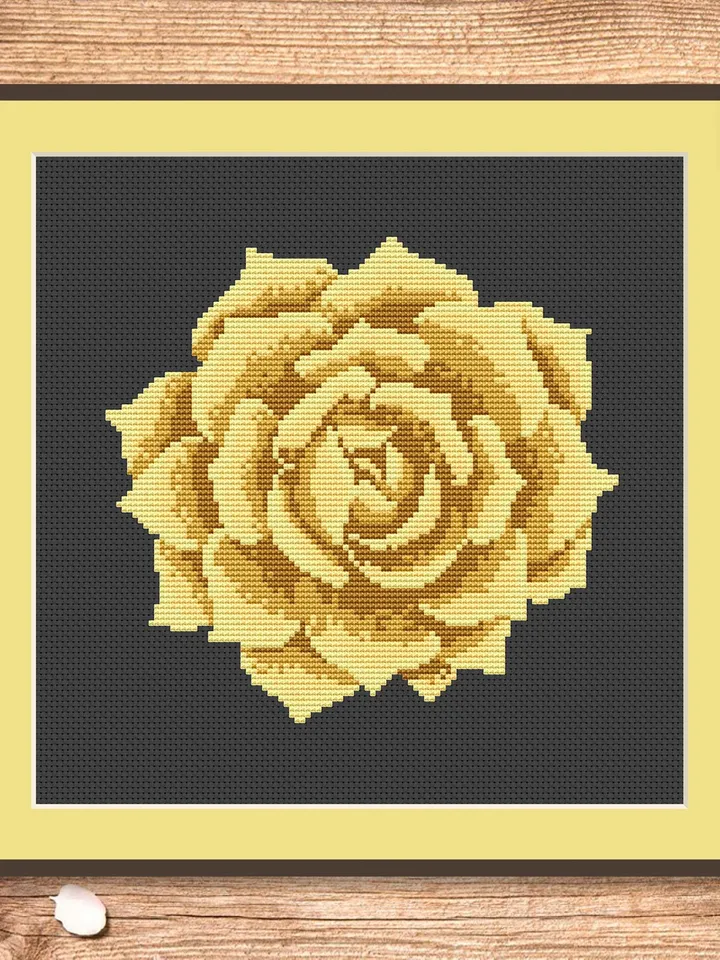 The Succulent Cross Stitch Pattern, Flower Cross Stitch Pattern, Embroidery Succulent, Flowers xStitch, Potted Flowers xStitch #flw014