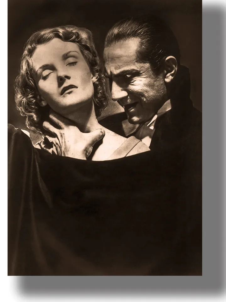 Photo from the movie "Dracula" with Bela Lugosi.