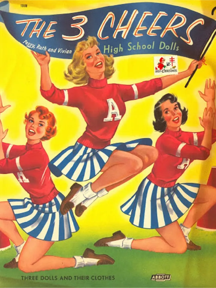 3 Paper Dolls Cheers Digital Download PDF