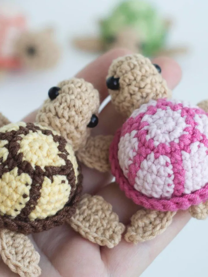Sea Turtle Crochet Pattern Easy PDF Download Plushie Amigurumi Patterns Turtle Pattern Baby Sea Turtle Crochet Patterns Beginner