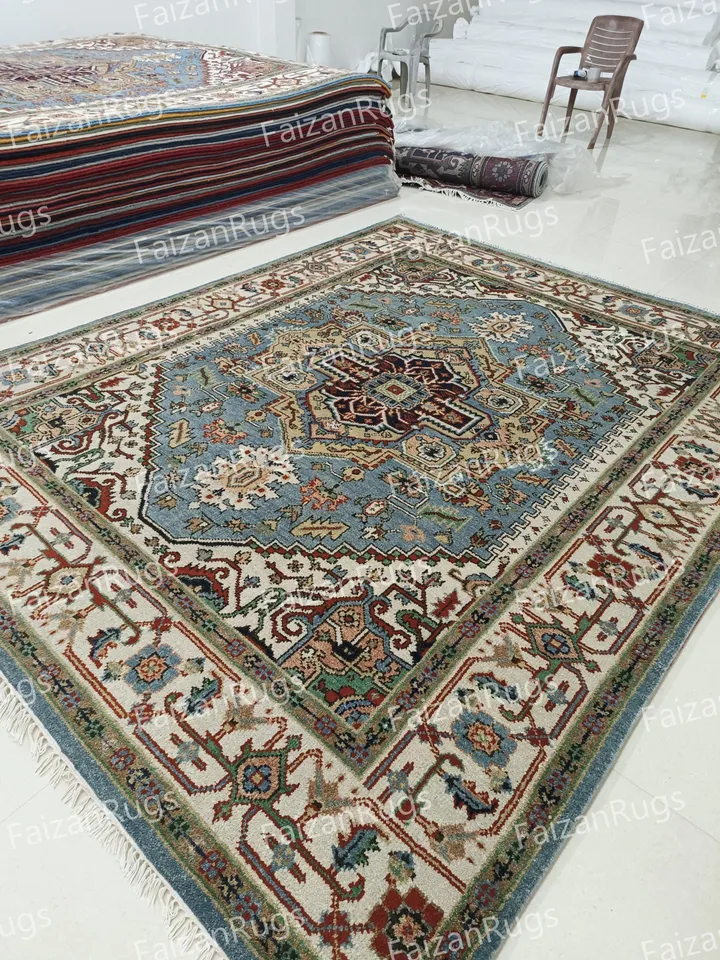 Antique Modern Oushak Rug Handmade 100% Wool Rug Pastel Area Rug Pastel Oushak Rugs for Living Bedroom Dining Office 8x10 9x12 10x14 12x15