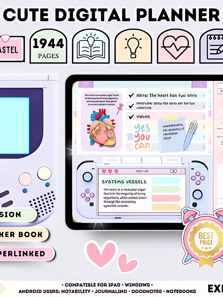 All in One Undated Digital Planner