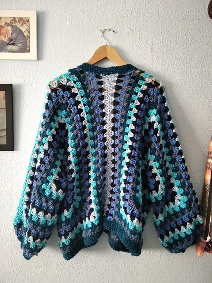 Cardigan Crochet cardigan pattern, Classic Granny Hexagon Cardigan Pattern, women's cardigan instant download pdf