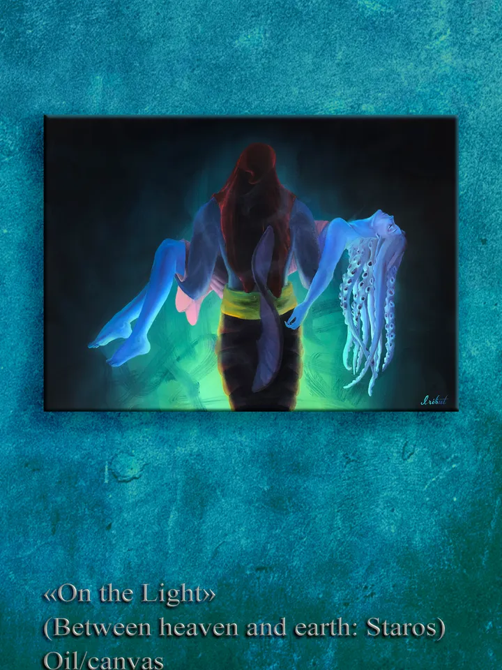 Octomaris Nim Painting On the light Artwork by Iris Buton