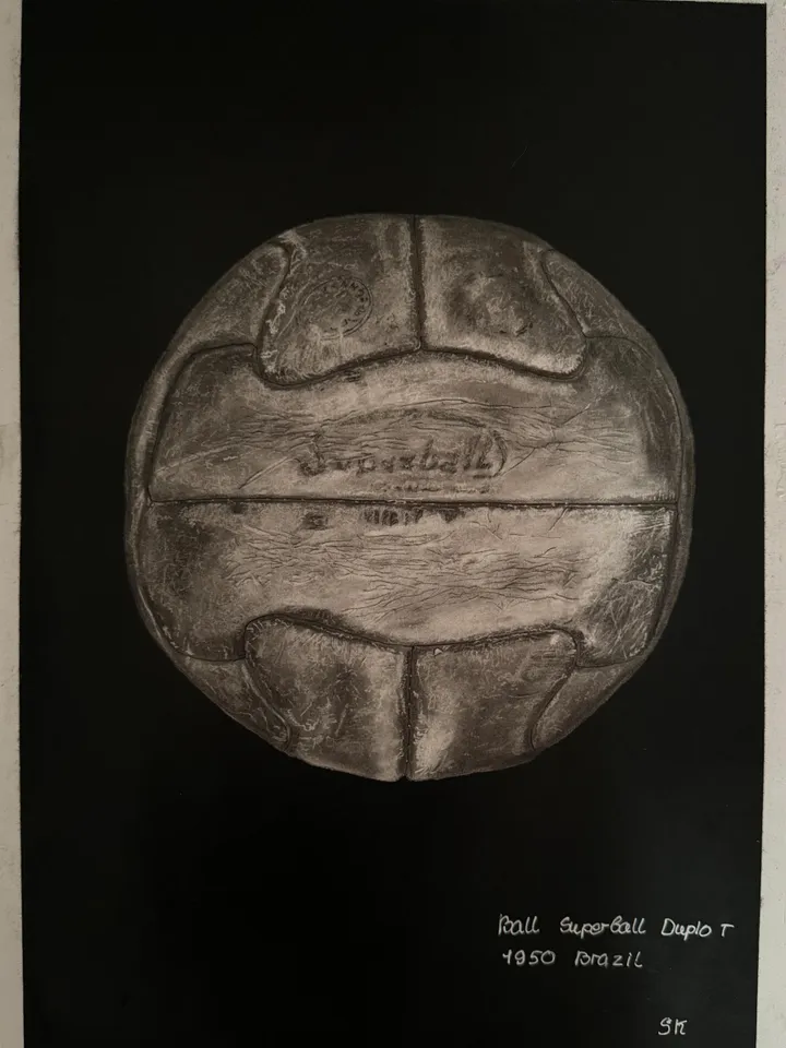 “World Cup ball” 1950 Brazil №4 from 16 pcs“ art collection 4