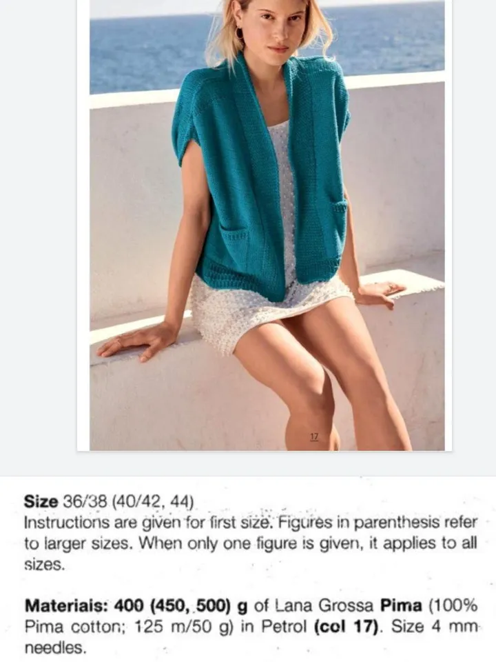 Waistcoat vest knitting pattern sleeveless cardigan pdf top knitting pattern women ladies pdf instant download