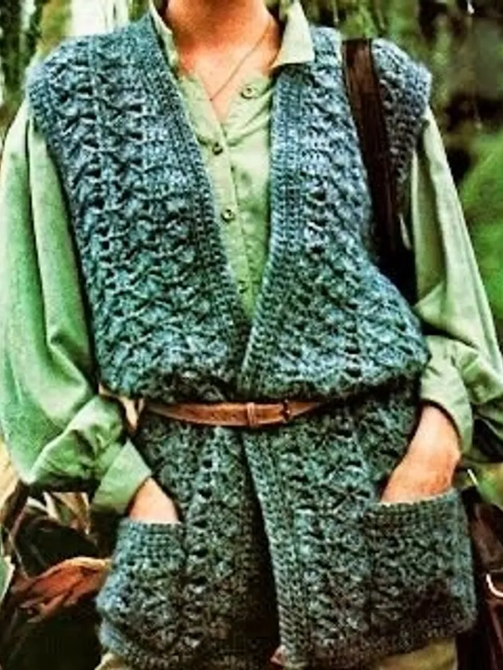 Waistcoat women crochet pattern, vest crochet pattern , cardigan crochet women pdf
