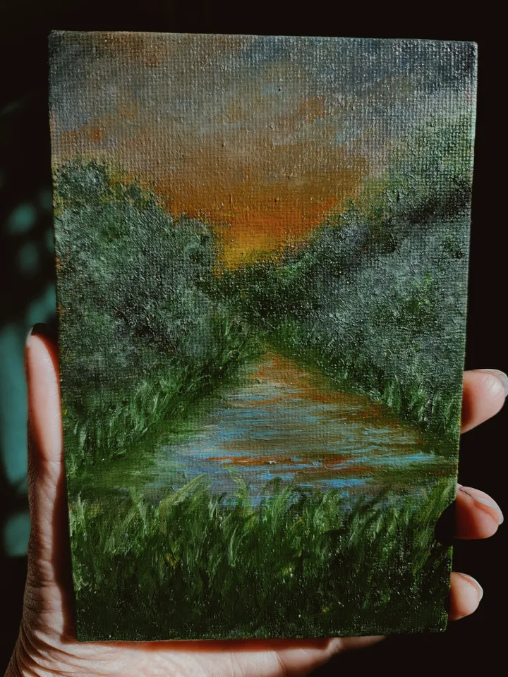 Miniature "To the river" Миниатюра "К реке"
