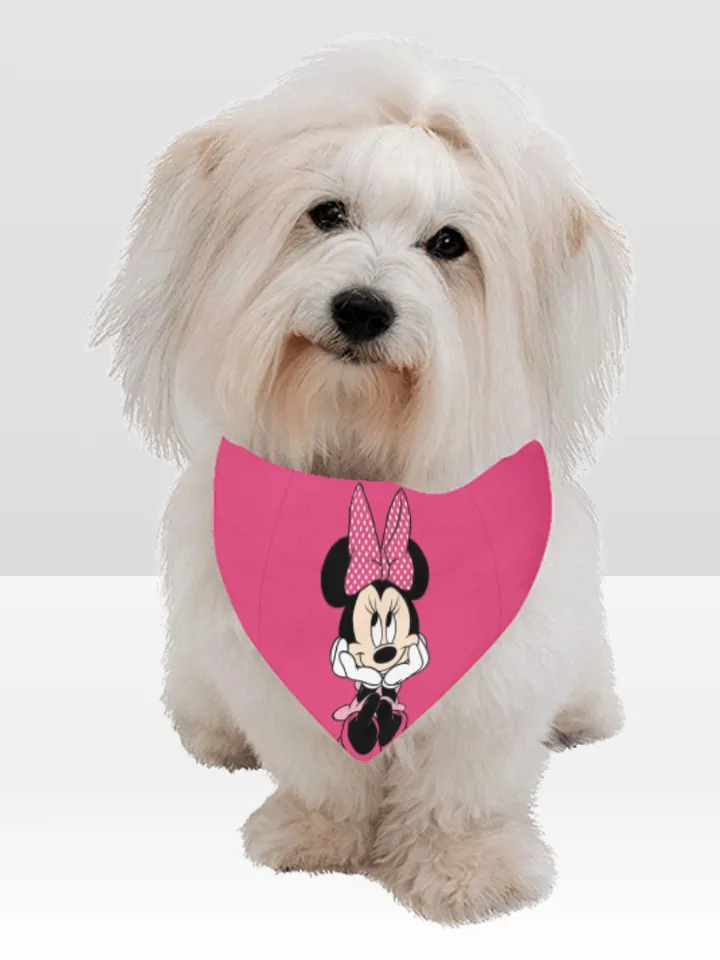 Minnie Mouse Pet Dog Bandana