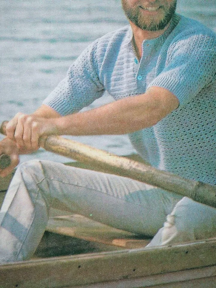 Shirt crochet pattern, men pattern shirt, easy crochet pattern men, polo men crochet pattern instant download