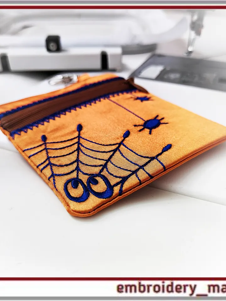 In The Hoop Design cardholder case wallet ITH from Embroidery Manavi 05