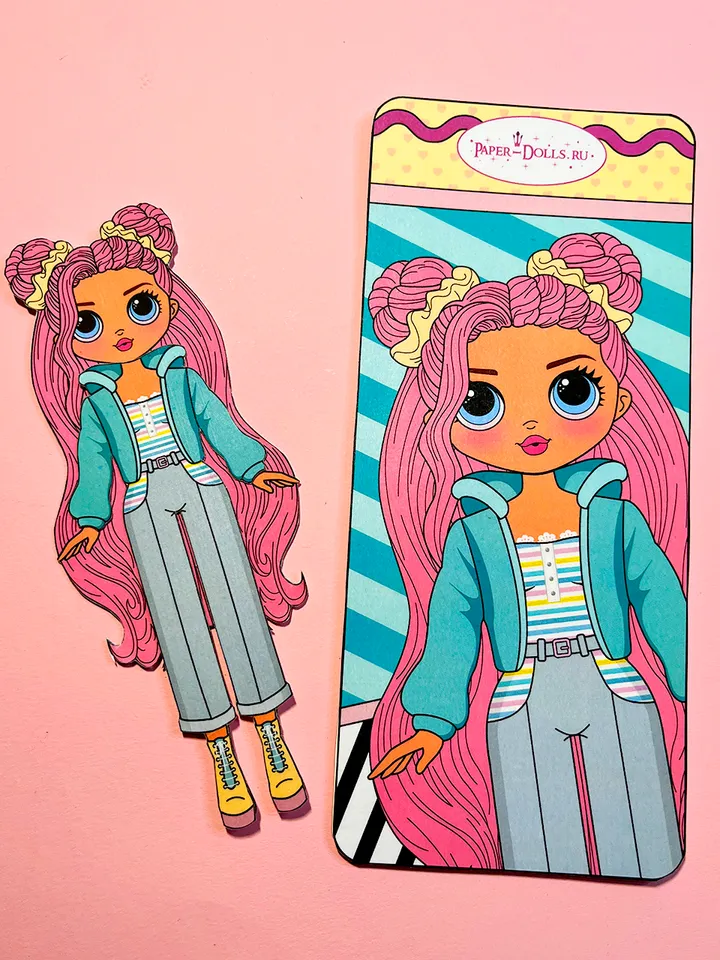 Lol omg paper dolls with clothes