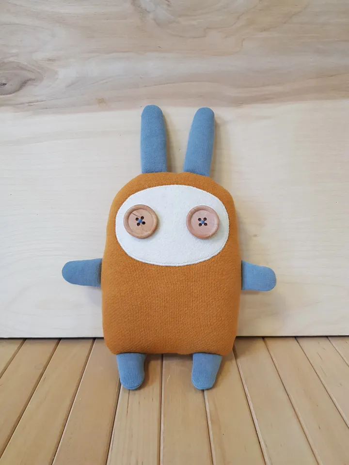 Bunny sewing pattern PDF, digital tutorial in english, Diy rag doll