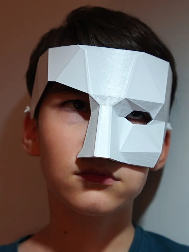 The Phantom of the Opera Mask Polygonal Children's The Phantom of the Opera mask