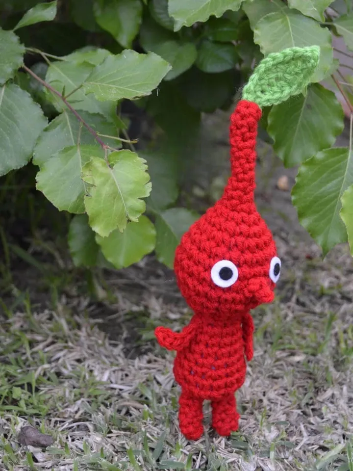 Pikmin Crochet Pattern, Nintendo Crochet Pattern, Olimar and Wiiu Crochet Pattern, Pikmin Plush. Pikmin Amigurumi