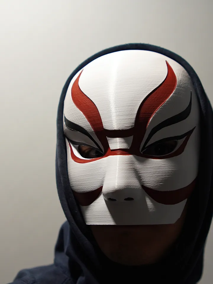 Yokai Villain Mask from the Big Hero 6 cartoon Big Hero Yokai mask