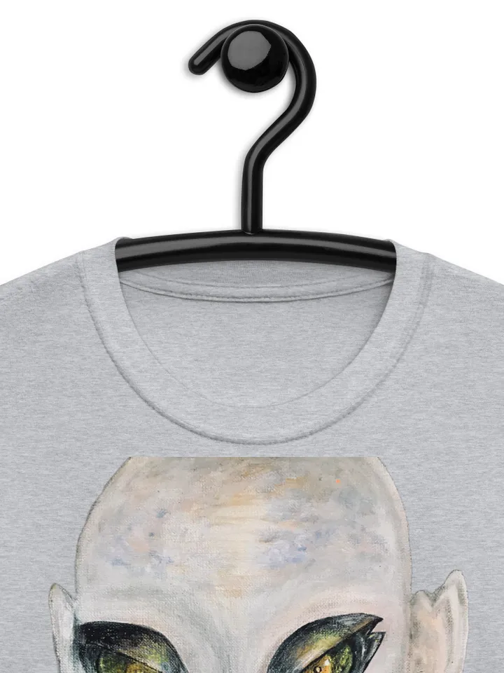 Alien Short-Sleeve Unisex T-Shirt made with my original unique acrylic painting.