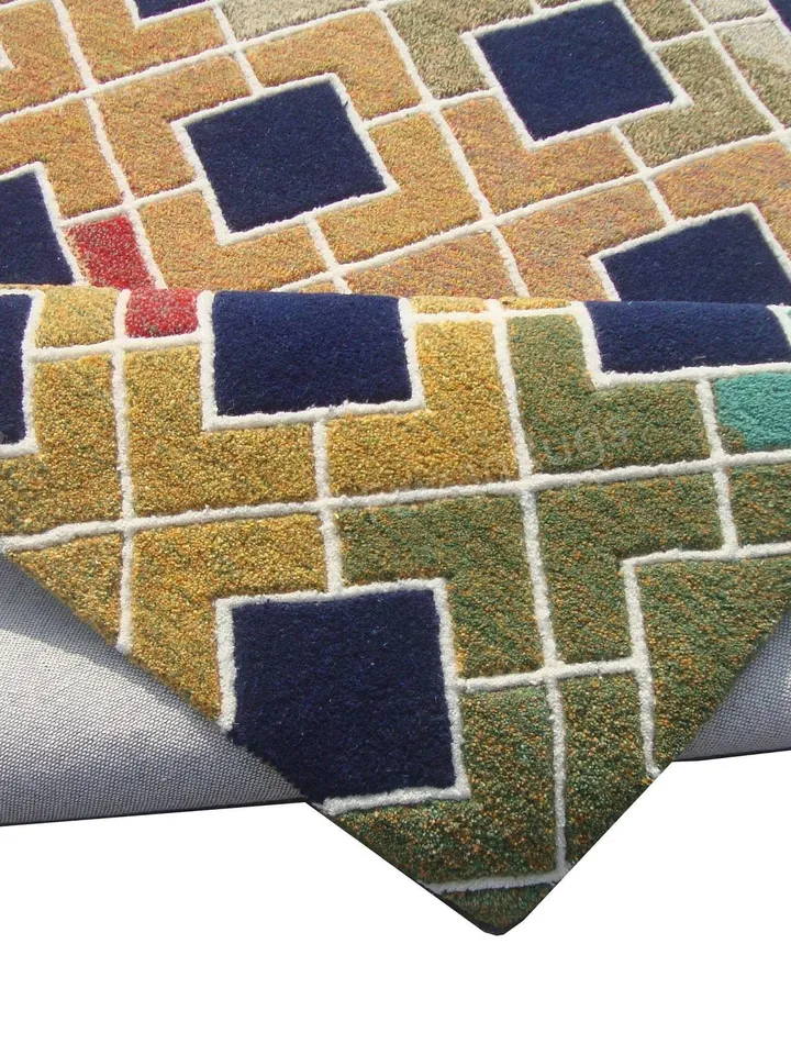Buy Evelina Kroon Hand tufted multi color rug 100% wool for living room, bed room, kids room in any size 10x14,10x12,9x12,8x10 Hurry up!!!!