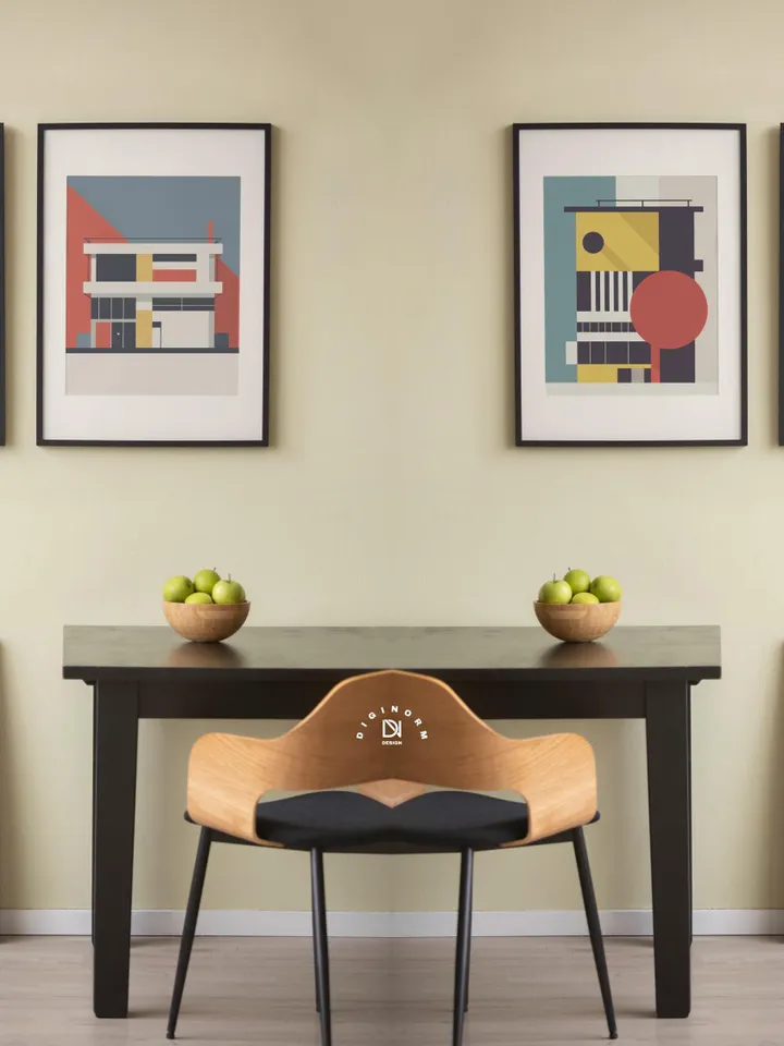 Bauhaus Set of 6 Poster, Bauhaus Building Architectural Print, Gallery Wall Set, Mid Century Modern, High Quality Digital Download print set