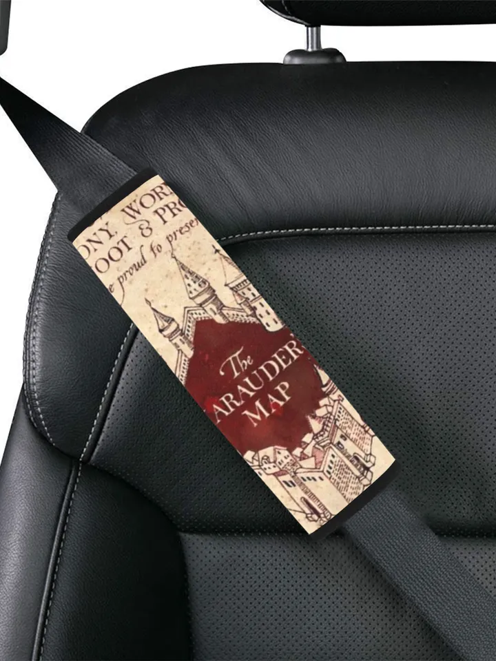 Marauders Map Harry Potter Car Seat Belt Cover