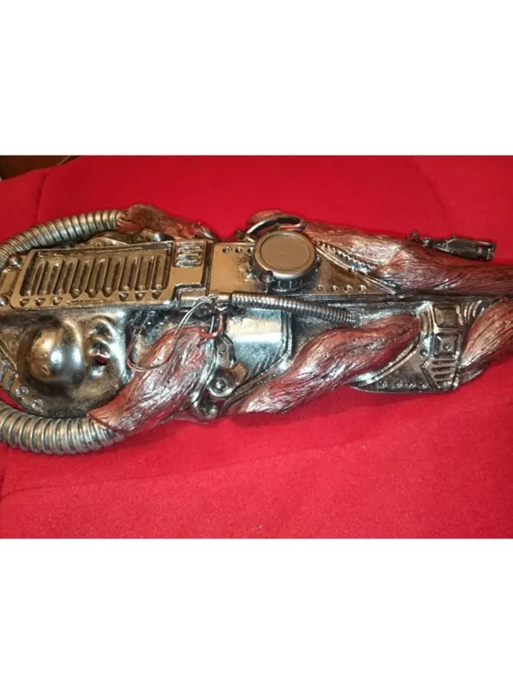 Warhammer 40000 cosplay Bracers Biomechanics-style. Biomechanical distortions
