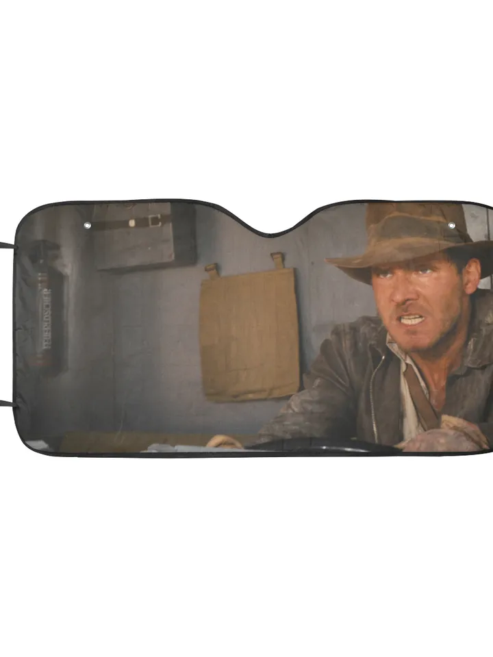 Indiana Jones Car SunShade, Windshield Sun Shade