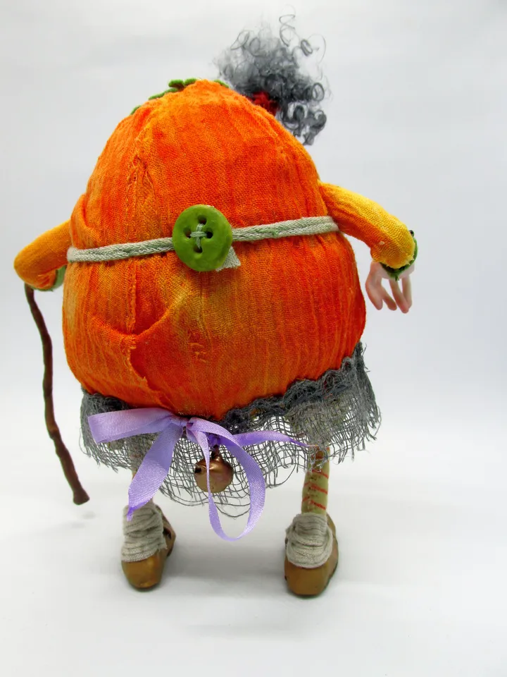 Madam Hortensia Witch,Handmade OOAK Art Doll