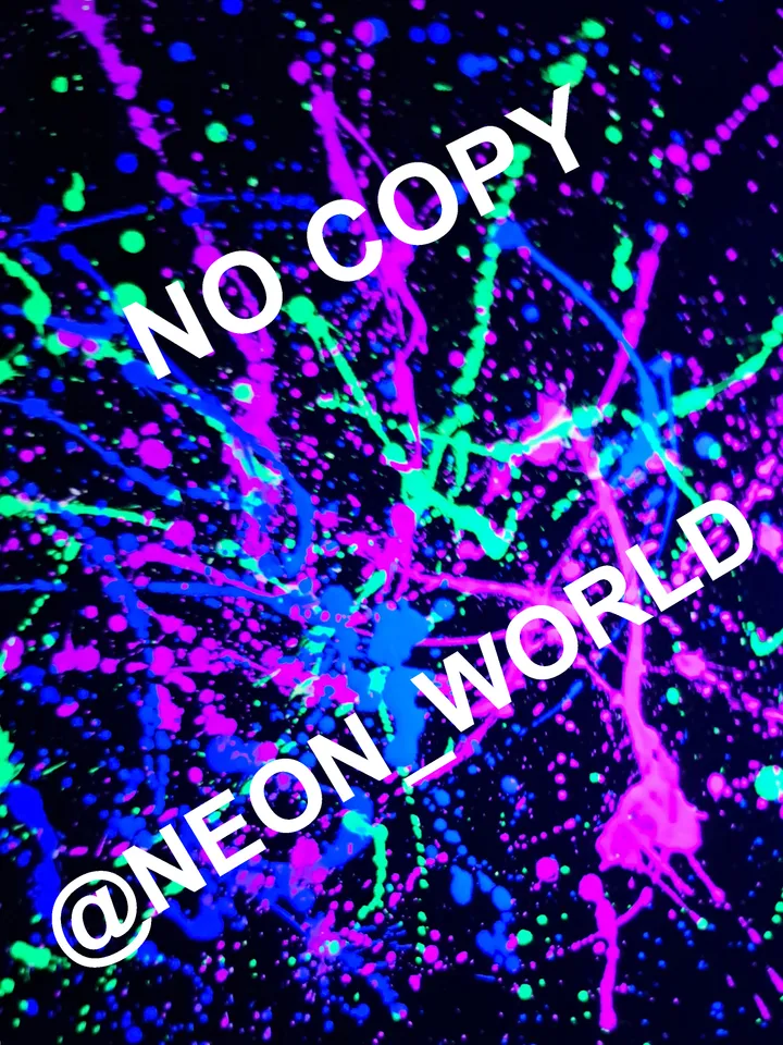 Digital art for design neon splash abstraction modern art neon art contemporary art 5
