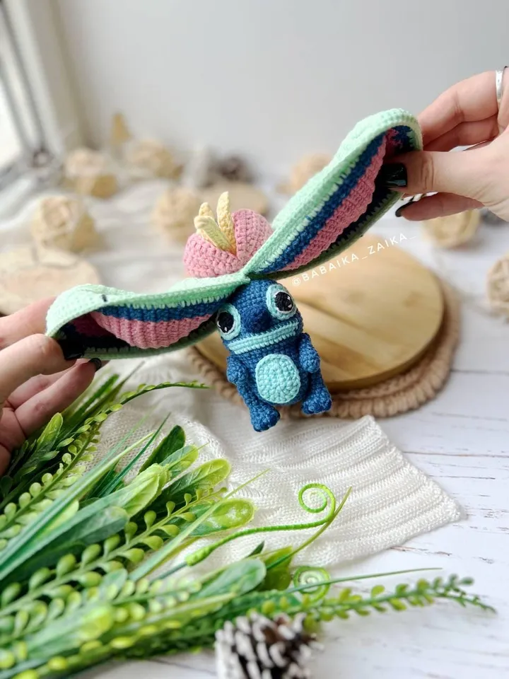 PDF Crochet Pattern Blue Alien Monster in Scrump, Amigurumi funny doll pattern, Cute monster, Animal pattern, Halloween pattern
