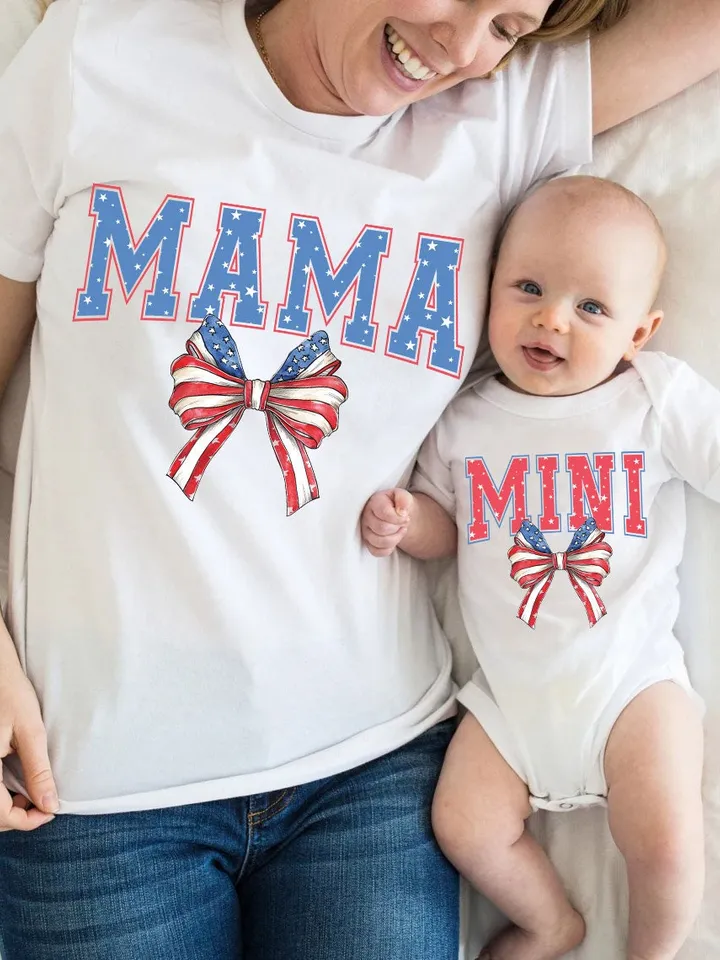 Coquette 4th Of July Png, 4th Of July Png, Mama mini png, Mama png, America png, American Girly Png, Independence Day, Sublimation Designs